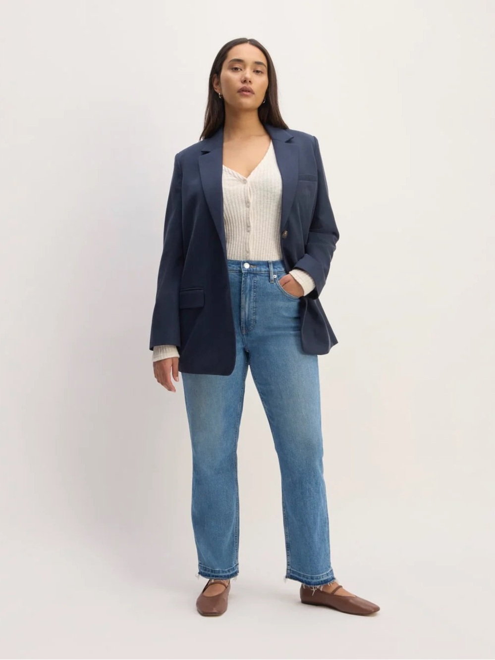 Everlane Women’s The Original Cheeky Jean 33 crop